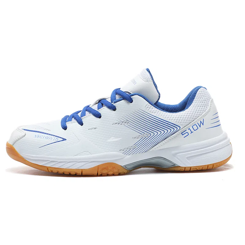 酷丁 网布超纤皮 专业运动时尚 防滑耐磨抗冲击透气轻便 低帮 羽毛球鞋 男女同款