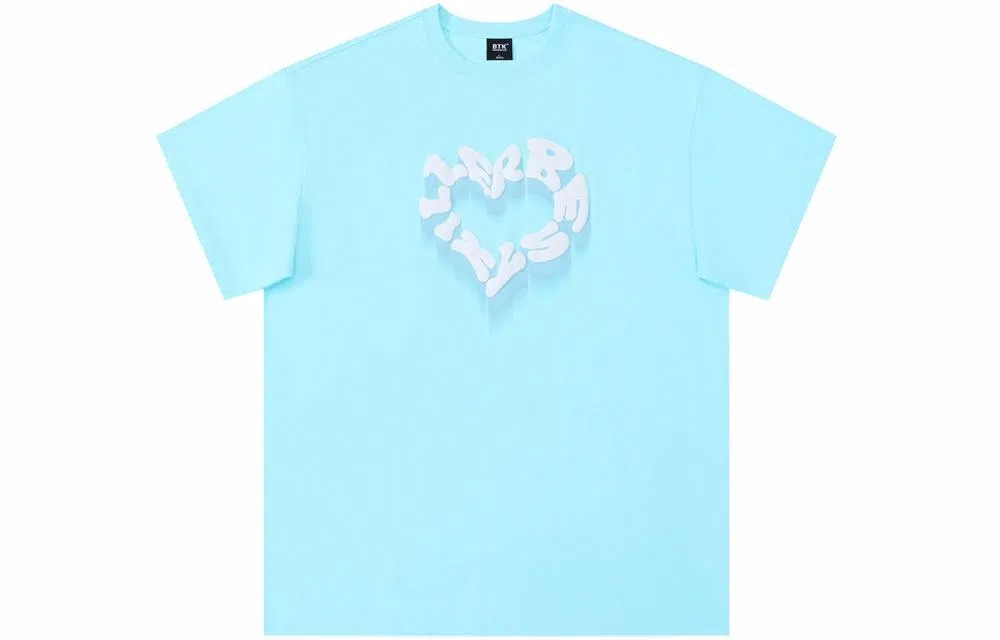 BTK Foam Heart Letter T-Shirt