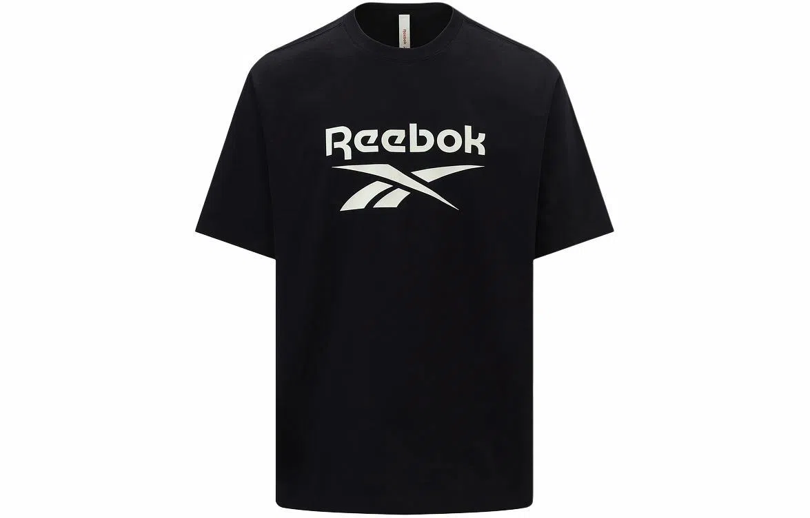 Reebok Logo Print T-Shirt Black