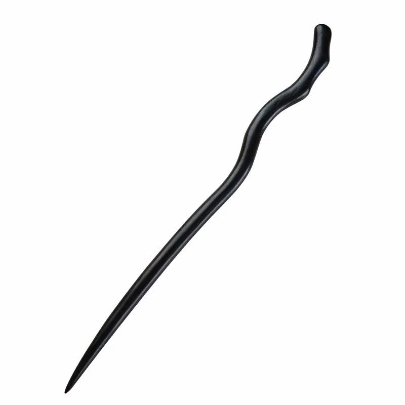 左欧 黑檀木日常通勤高级古风木簪实木盘发发钗中式簪子 木制 发簪 女款