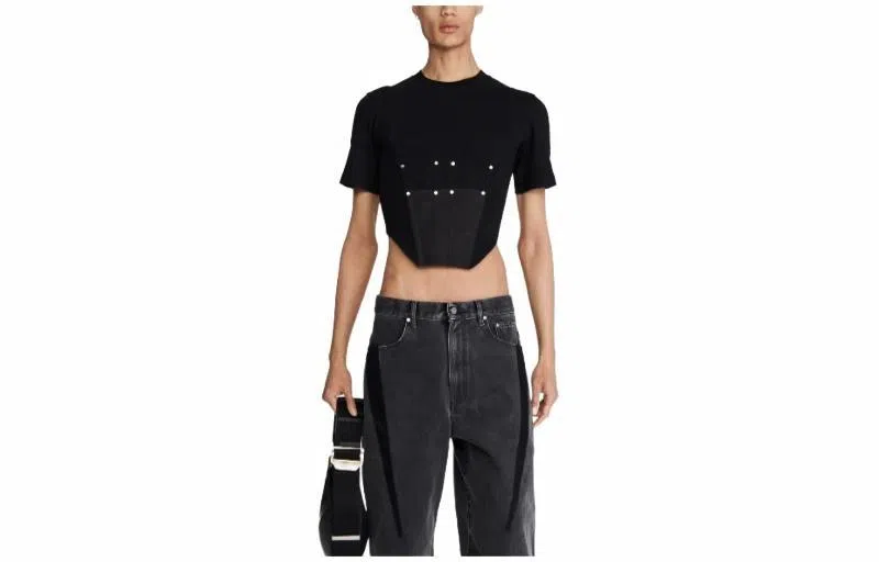 DION LEE SS24 T Black