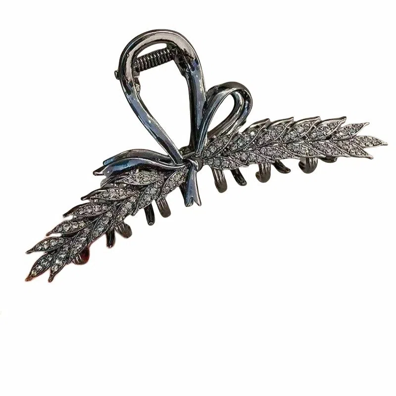 贯古今 麦穗高级感后脑勺鲨鱼夹盘优雅 合金 抓夹 女款