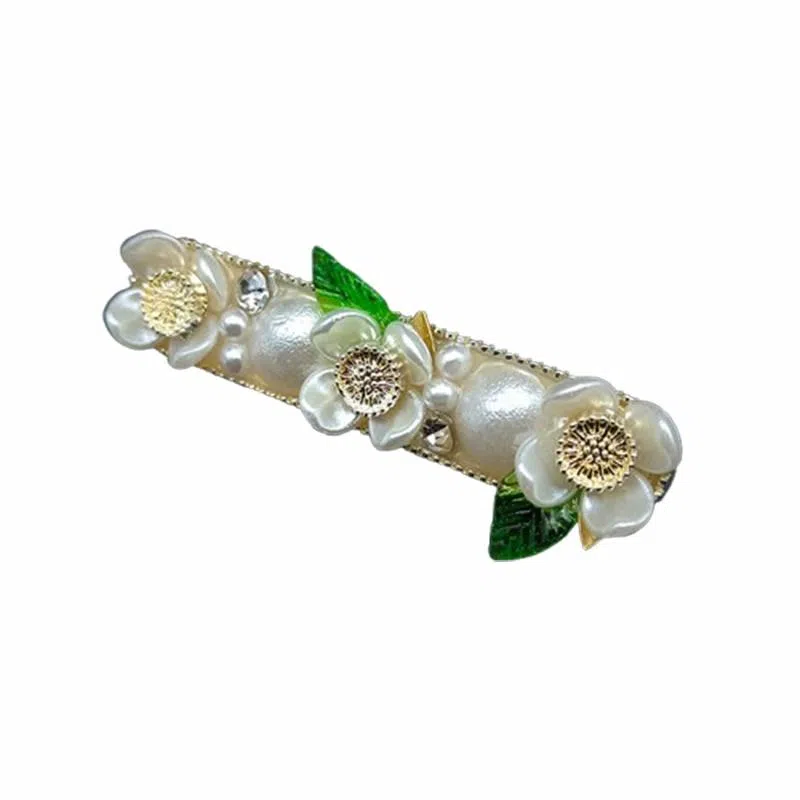 简应舒 樱花小刘海夹碎发夹 亚克力 合金 发夹 女款