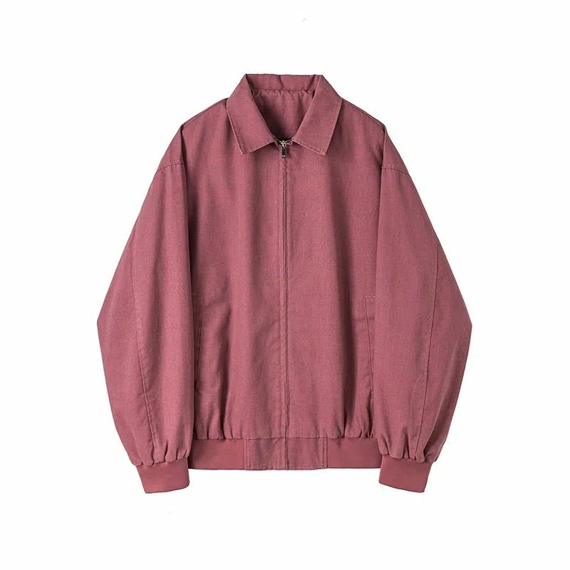 【dme】 美式潮牌高街翻领休闲百搭宽松舒适长袖夹克外套 男女同款