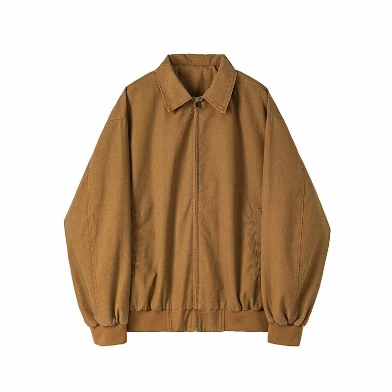 【dme】 美式潮牌高街翻领休闲百搭宽松舒适长袖夹克外套 男女同款