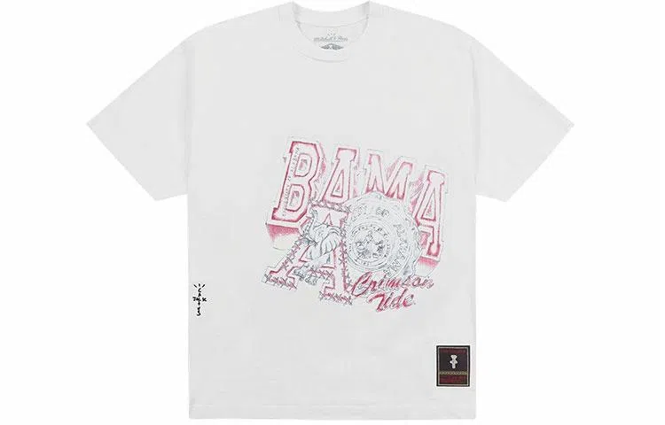 Travis Scott x Mitchell & Ness University of Alabama T-Shirt