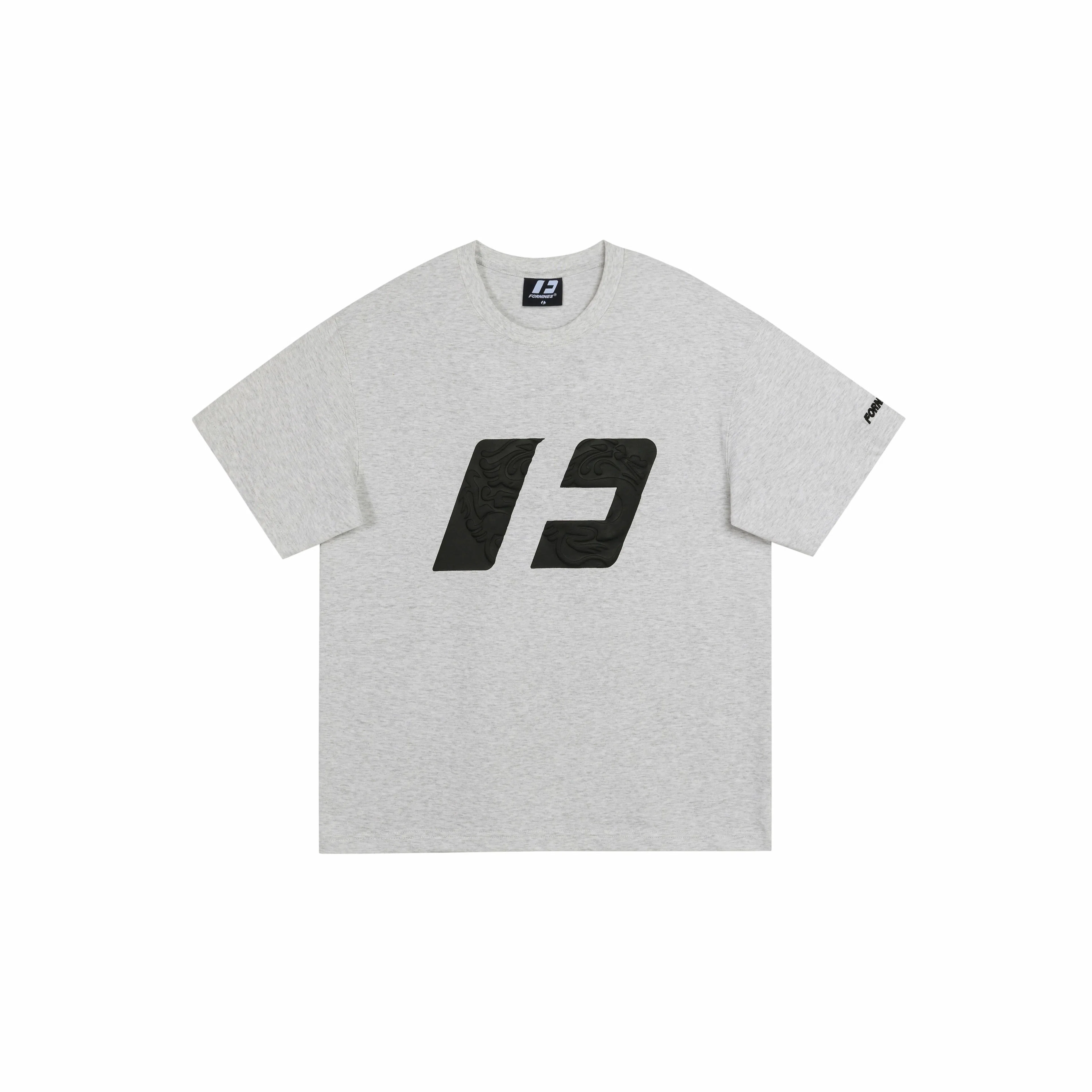 FORNINES Dragon Embroidered T-Shirt