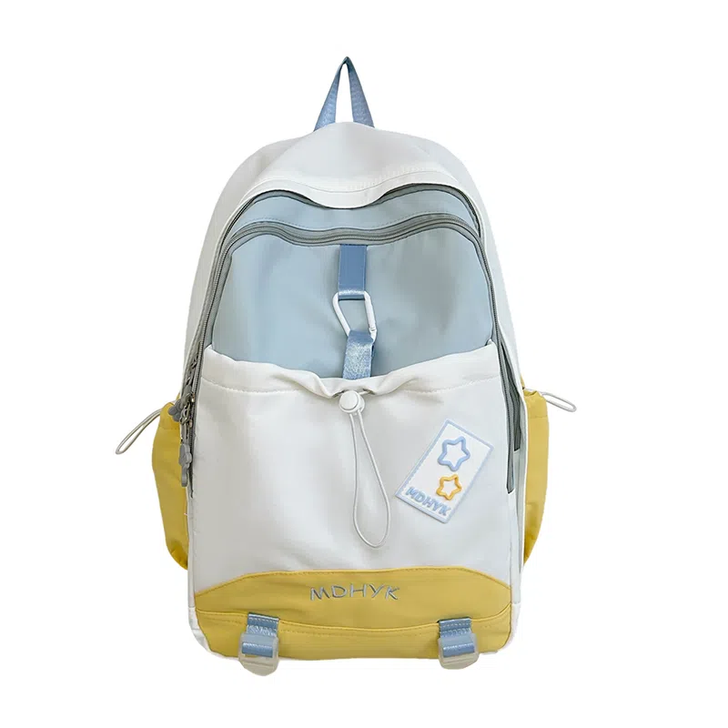 彤彤兔 韩系马卡龙可爱百搭 尼龙 双肩包 男女同款情侣款 多色