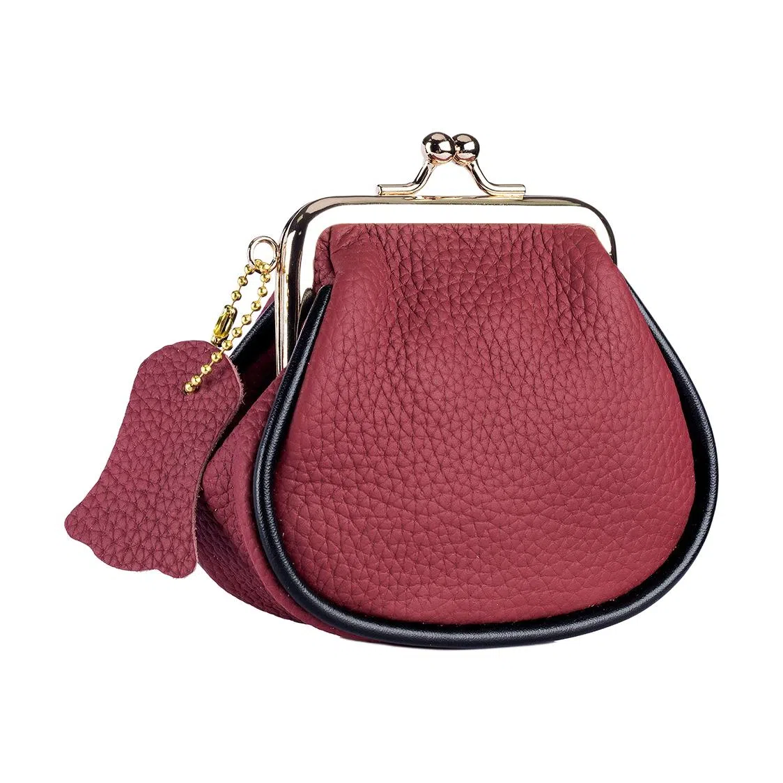 彤彤兔 真皮创意 头层牛皮 零钱包 女款 黑色/酒红色/大象灰色/牛仔蓝色/橙色/土黄色