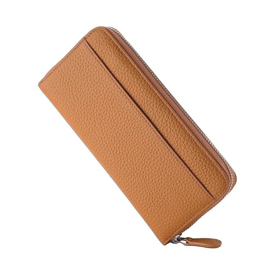 彤彤兔 长款多卡位简约 牛皮 钱包 男女同款情侣款 多色