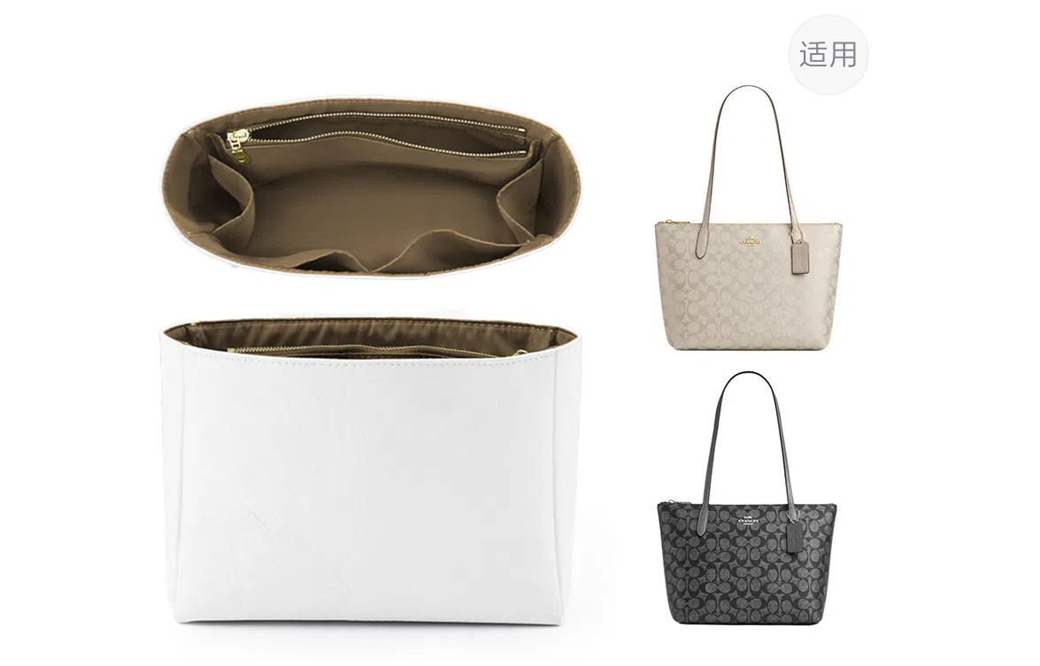 GUYI COACH ZipTop Tote24