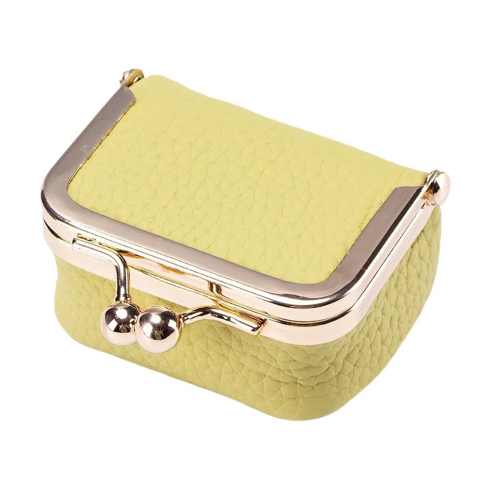 彤彤兔 真皮小巧 头层牛皮 零钱包 女款 黑色/酒红色/橙色/黄色/粉色/蓝色/绿色