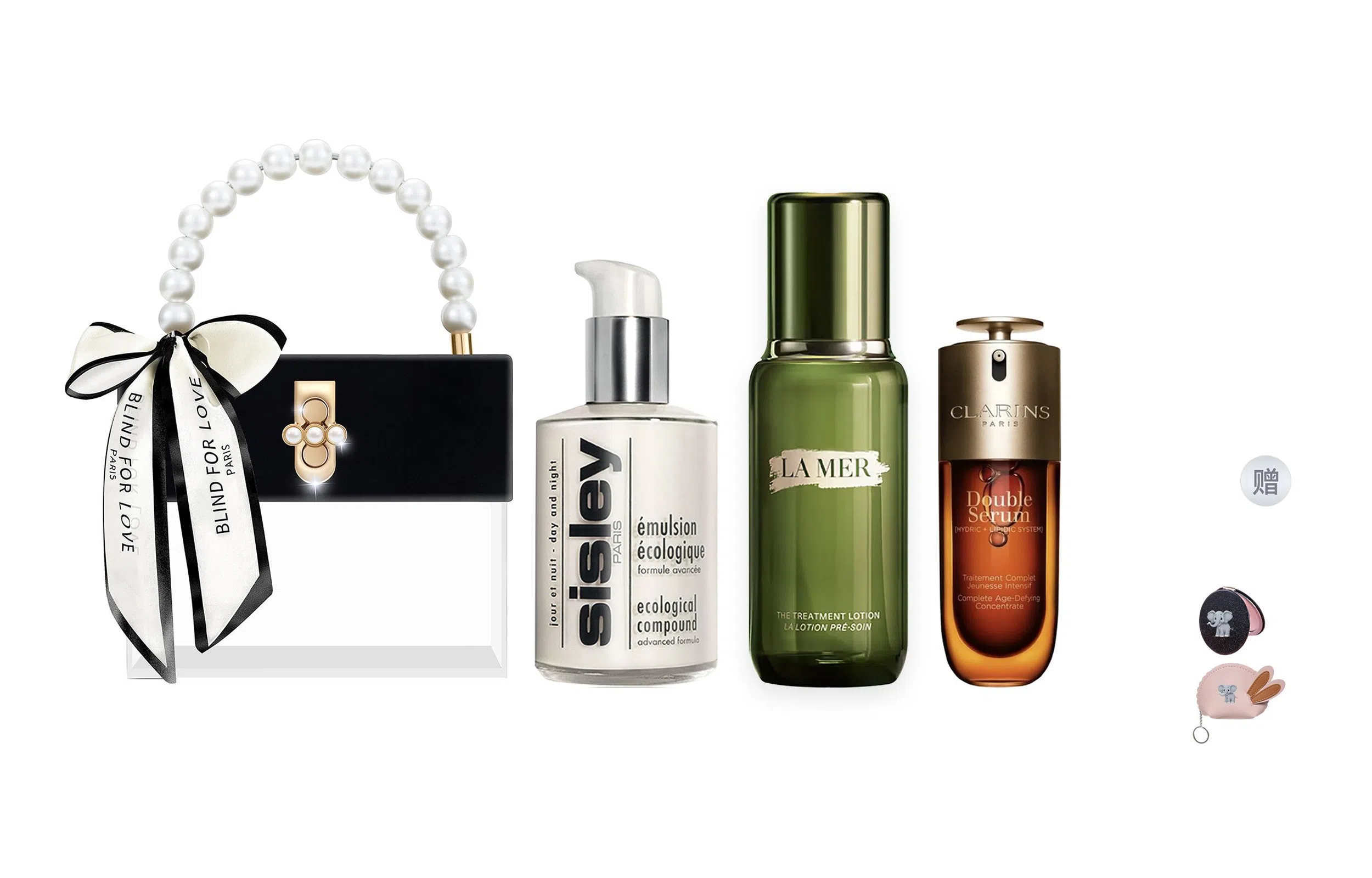 希思黎 升级版黄金铁三角珍珠礼盒装护肤套装 淡纹舒缓维稳提亮紧致保湿滋润修护补水抗氧化控油收缩毛孔