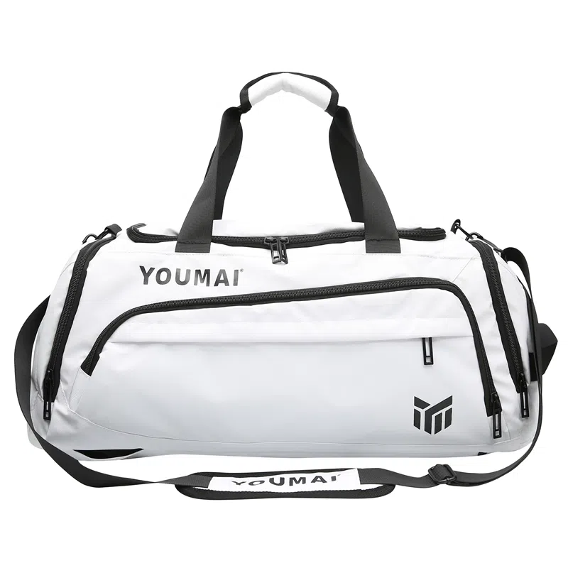 德力熊 休闲简约轻便 牛津布 健身包 男女同款情侣款 黑色桔色卡其色白色黄色军绿色湖蓝色灰色