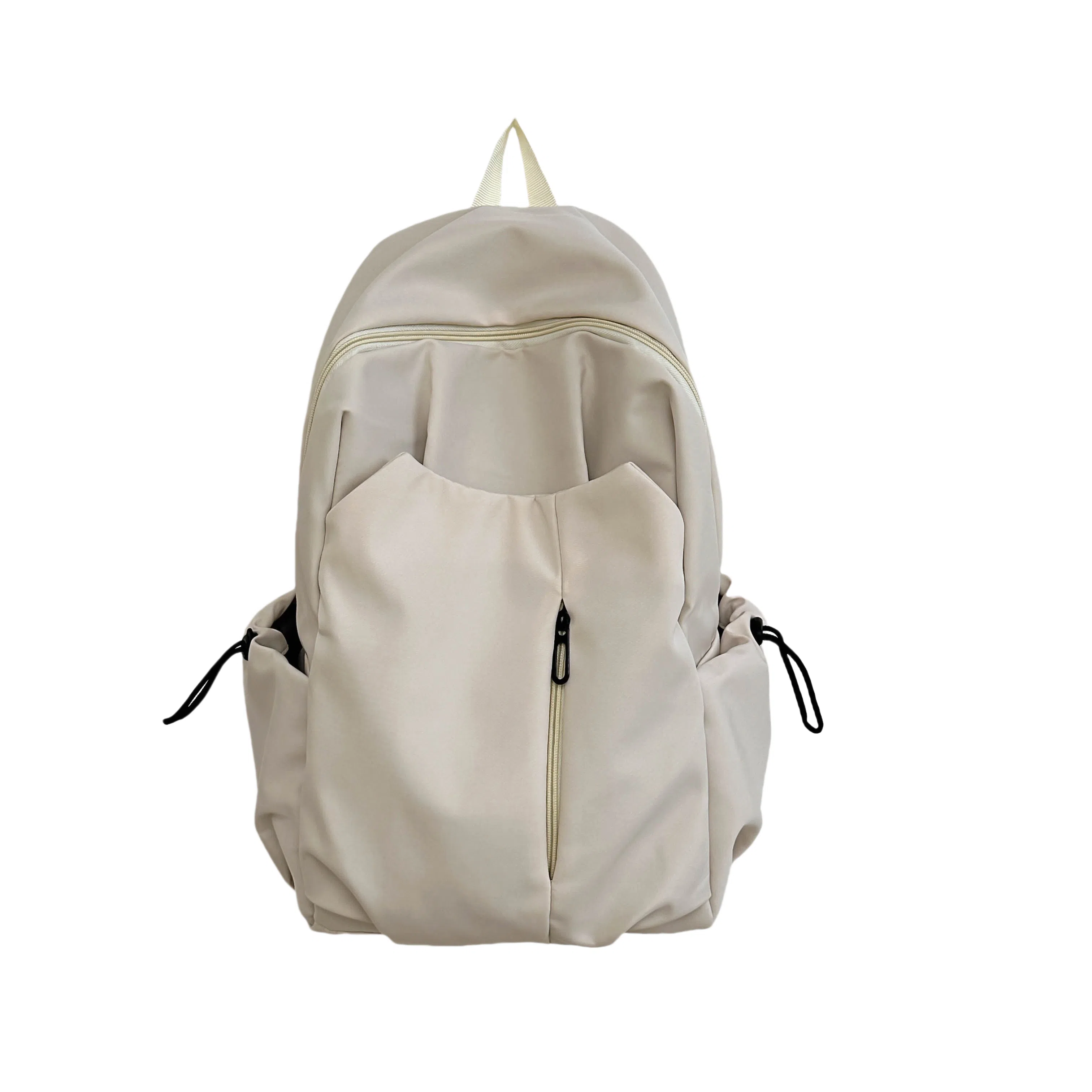 彤彤兔   简约纯色森系校园 尼龙 双肩包 大号 男女同款情侣款 多色