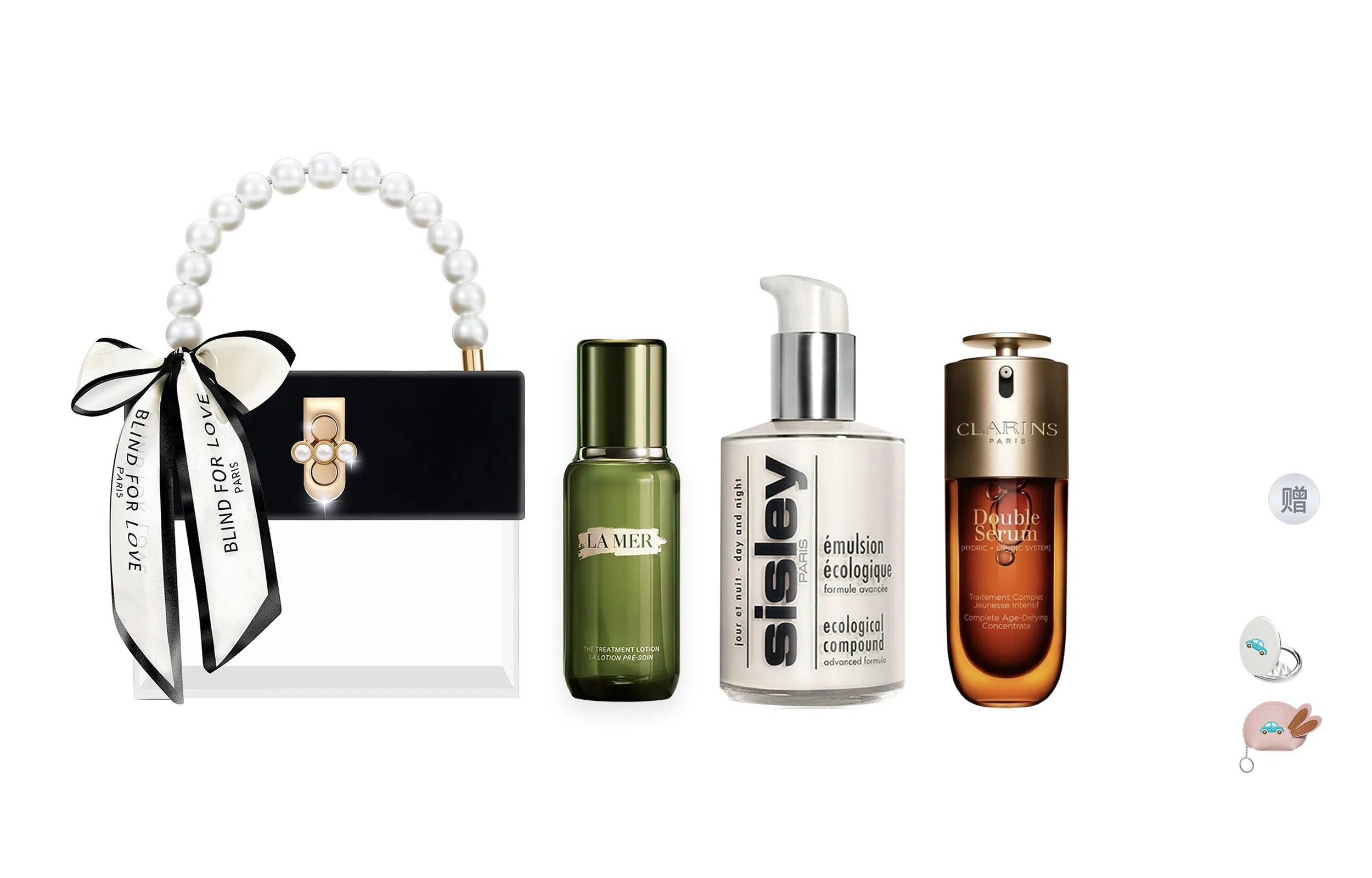希思黎 升级版黄金铁三角珍珠礼盒装护肤套装 淡纹舒缓维稳提亮紧致保湿滋润修护补水抗氧化控油收缩毛孔