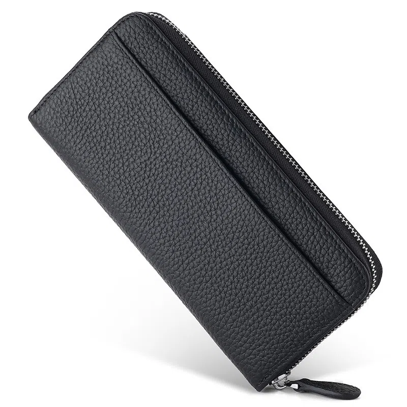 彤彤兔 长款多卡位简约 牛皮 钱包 男女同款情侣款 多色