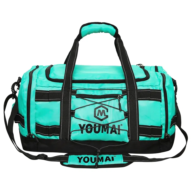 德力熊 短途斜挎包大容量 尼龙布 健身包 男女同款情侣款 黑色\粉色\卡其色\蓝色\黄色\白色\青绿色