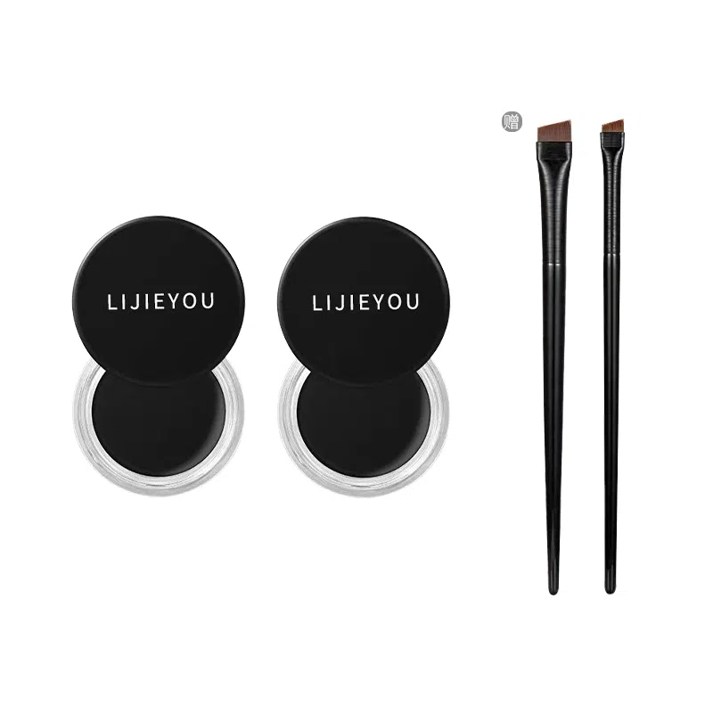 丽洁悠 眼线膏胶笔防水不晕染持久棕色