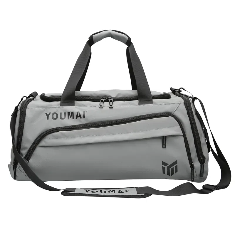 德力熊 休闲简约轻便 牛津布 健身包 男女同款情侣款 黑色桔色卡其色白色黄色军绿色湖蓝色灰色