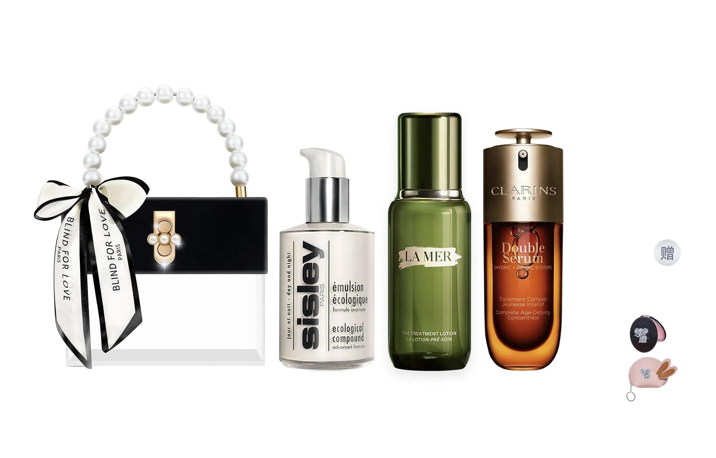 希思黎 升级版黄金铁三角珍珠礼盒装护肤套装 淡纹舒缓维稳提亮紧致保湿滋润修护补水抗氧化控油收缩毛孔