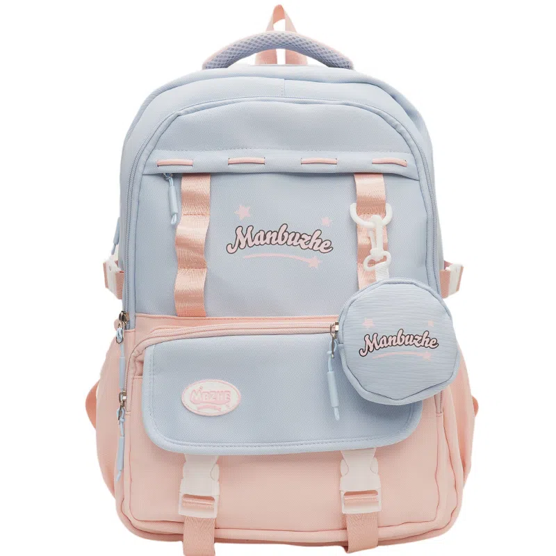 彤彤兔 韩版可爱书包简约 尼龙布 双肩包 常规 男女同款情侣款 多色