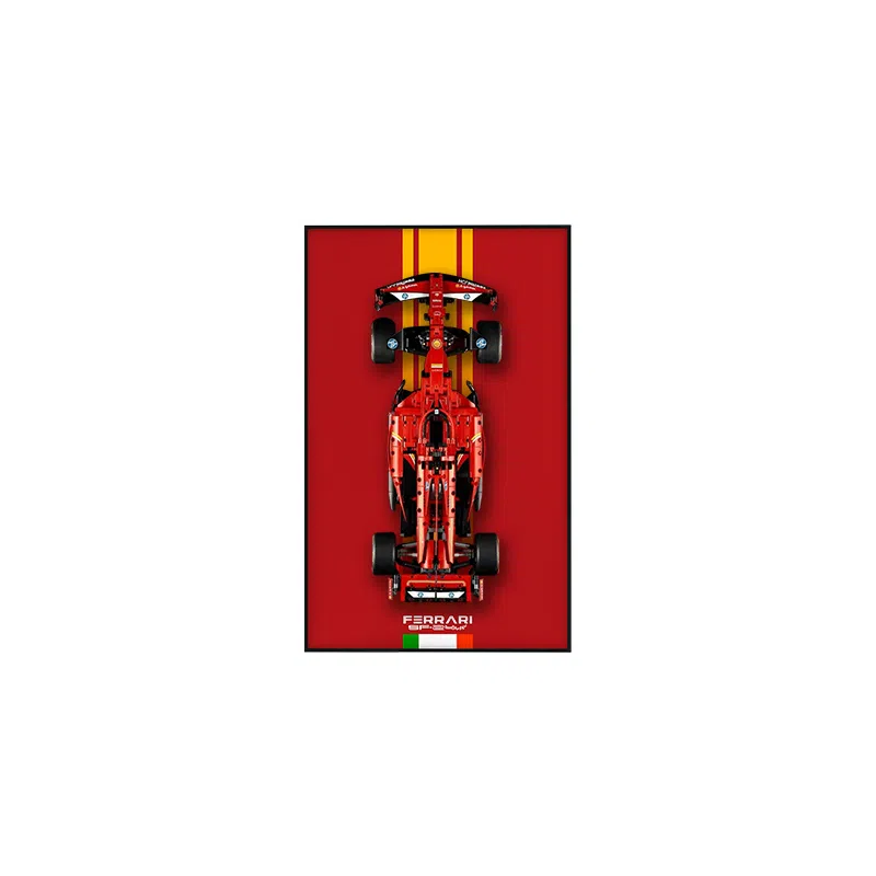 LIGHT YOUR BRICKS 42207 Ferrari SF-24 F1 Racing Display Case