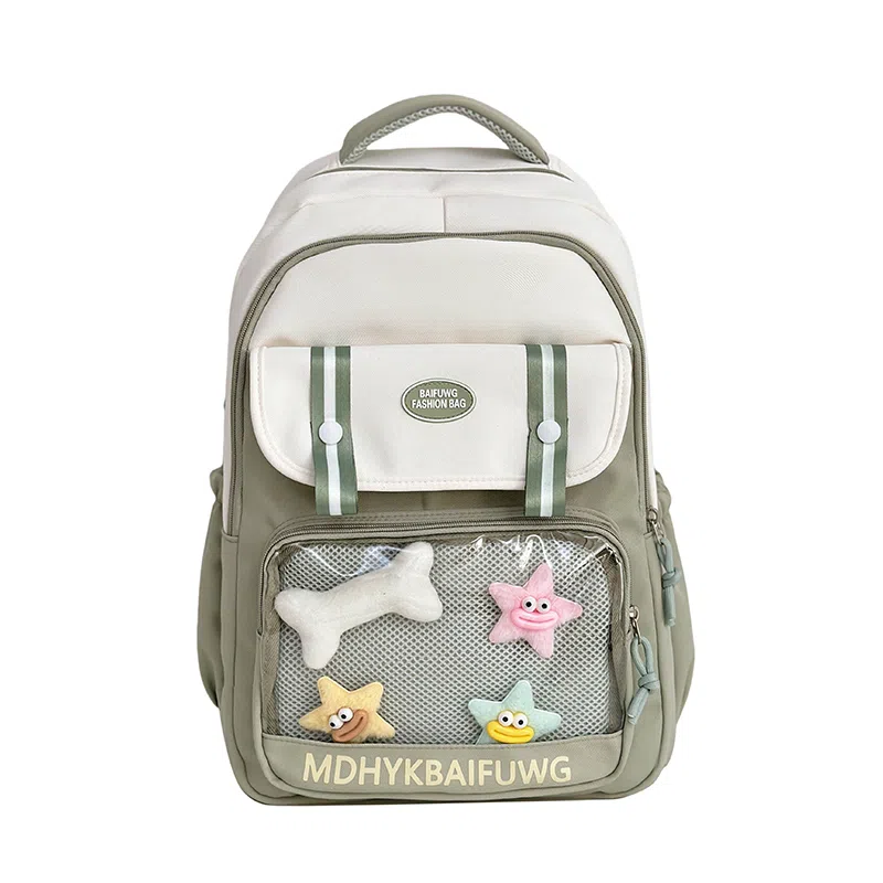 彤彤兔 高颜值简约时尚 尼龙 双肩包 常规 男女同款情侣款 多色