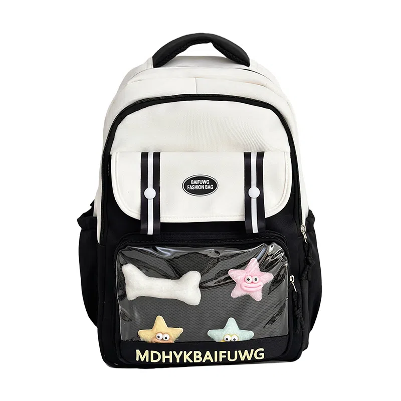 彤彤兔 高颜值简约时尚 尼龙 双肩包 常规 男女同款情侣款 多色