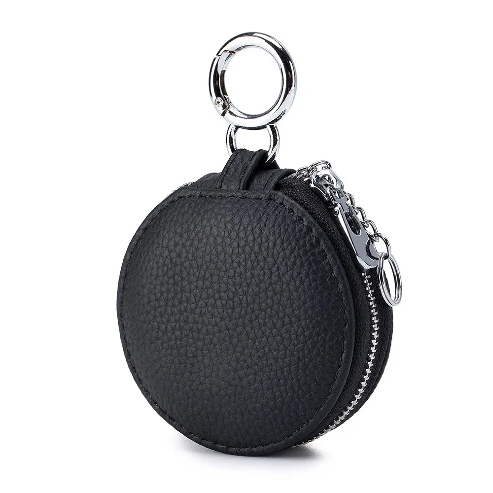 彤彤兔 带镜子可装蓝牙耳机 牛皮 收纳包 女款 多色