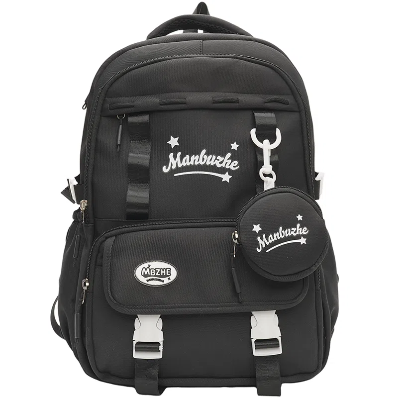 彤彤兔 韩版可爱书包简约 尼龙布 双肩包 常规 男女同款情侣款 多色