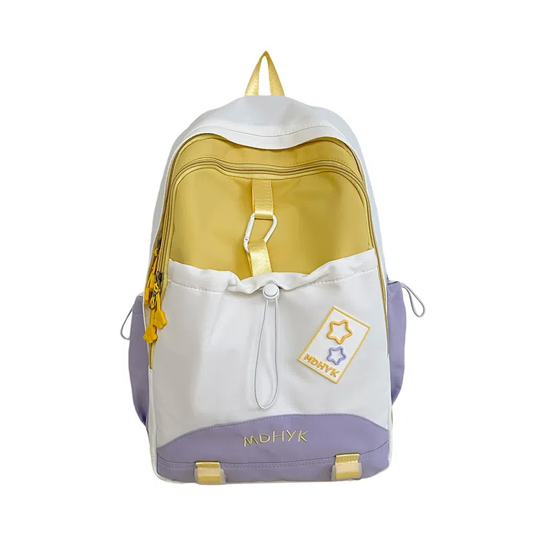 彤彤兔 韩系马卡龙可爱百搭 尼龙 双肩包 男女同款情侣款 多色