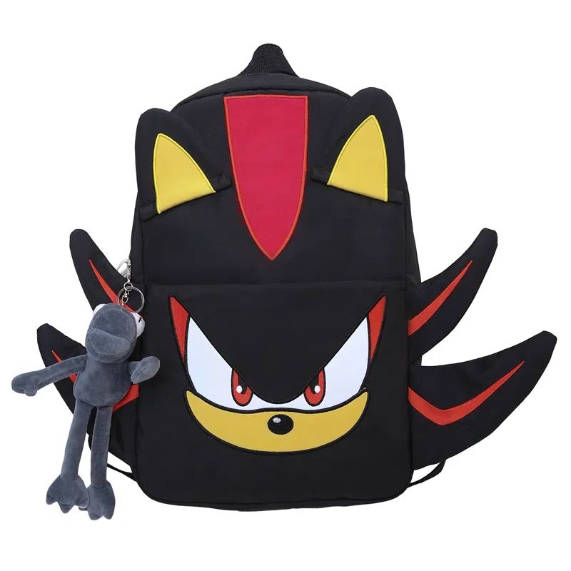 垣途者 卡通动漫街头潮流 尼龙 双肩包 男女同款情侣款 黑色/蓝色