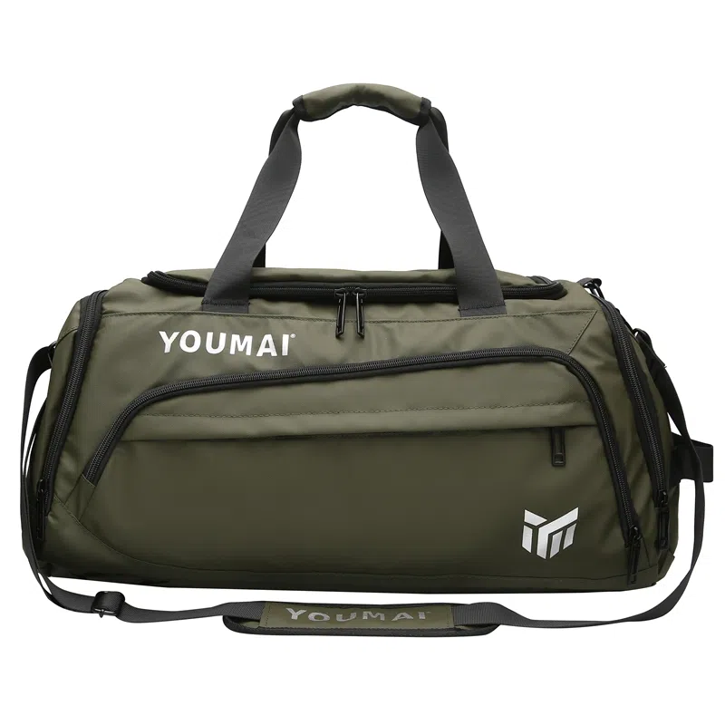 德力熊 休闲简约轻便 牛津布 健身包 男女同款情侣款 黑色桔色卡其色白色黄色军绿色湖蓝色灰色