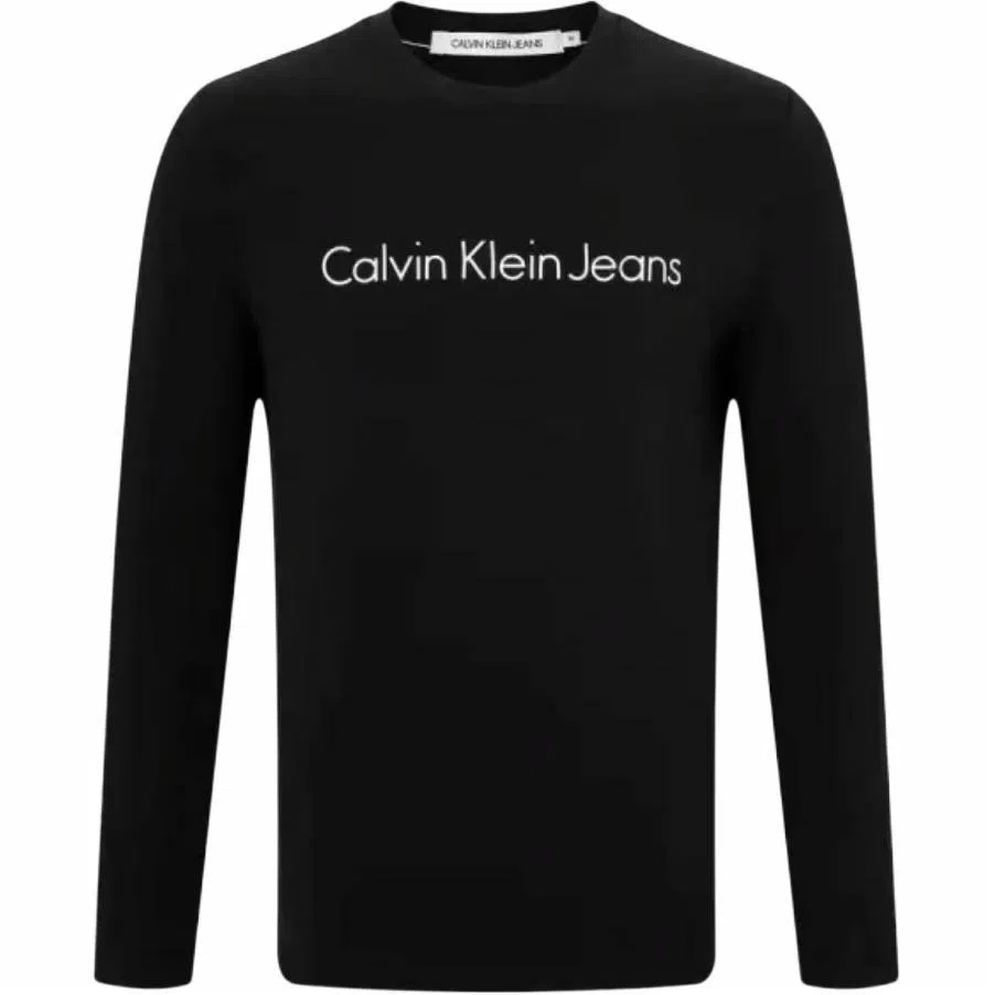 Calvin Klein Jeans Long Sleeve Tee Black