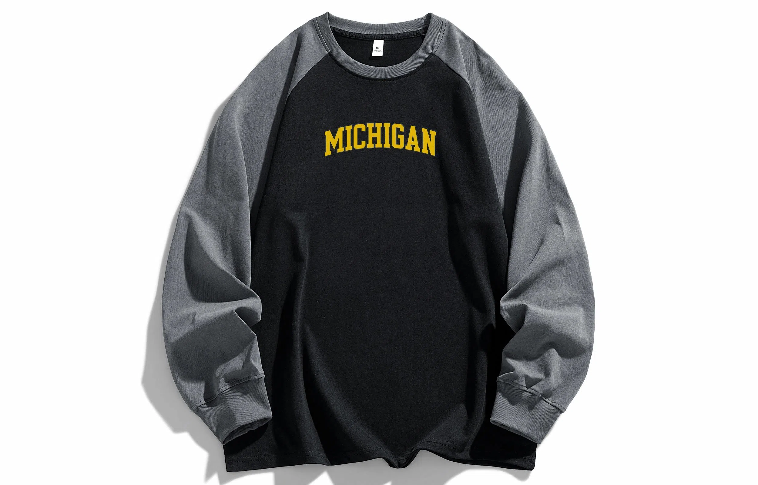 NCAA Michigan Retro Logo Long Sleeve Tee