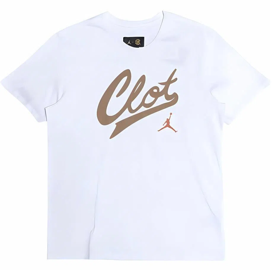 Jordan x CLOT logo T