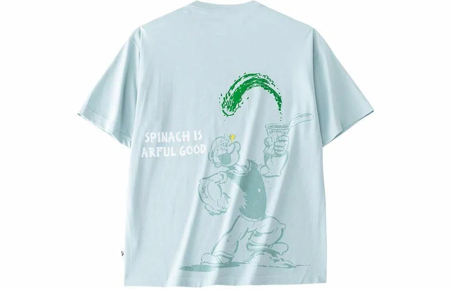 Anta x Popeye Crystal Blue Tee