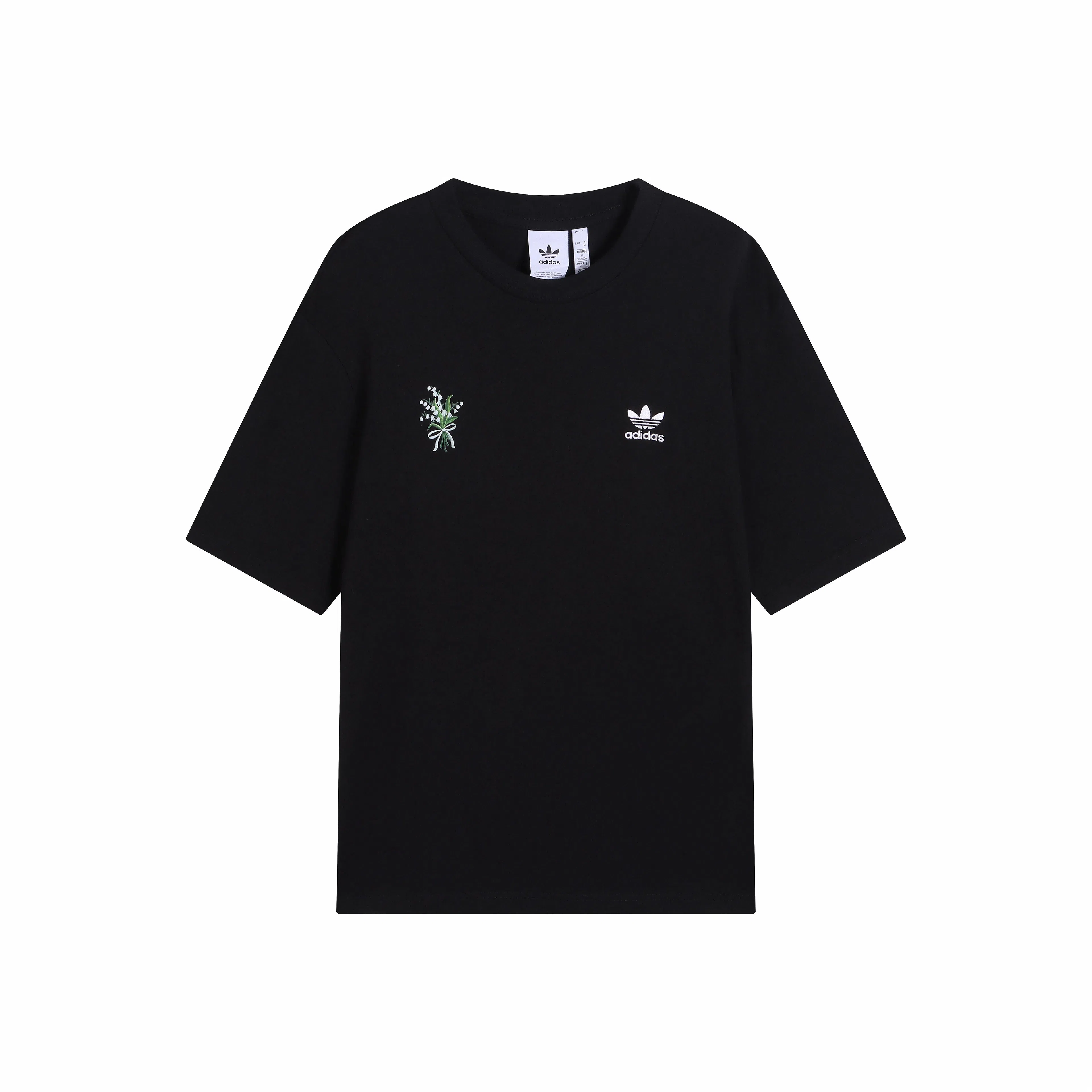 adidas Logo Print T-Shirt Black