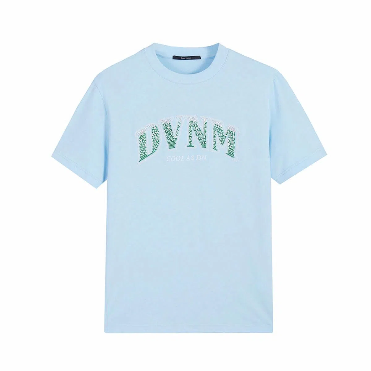 David Naman SS24 Cotton Colorblock Embroidered Tee