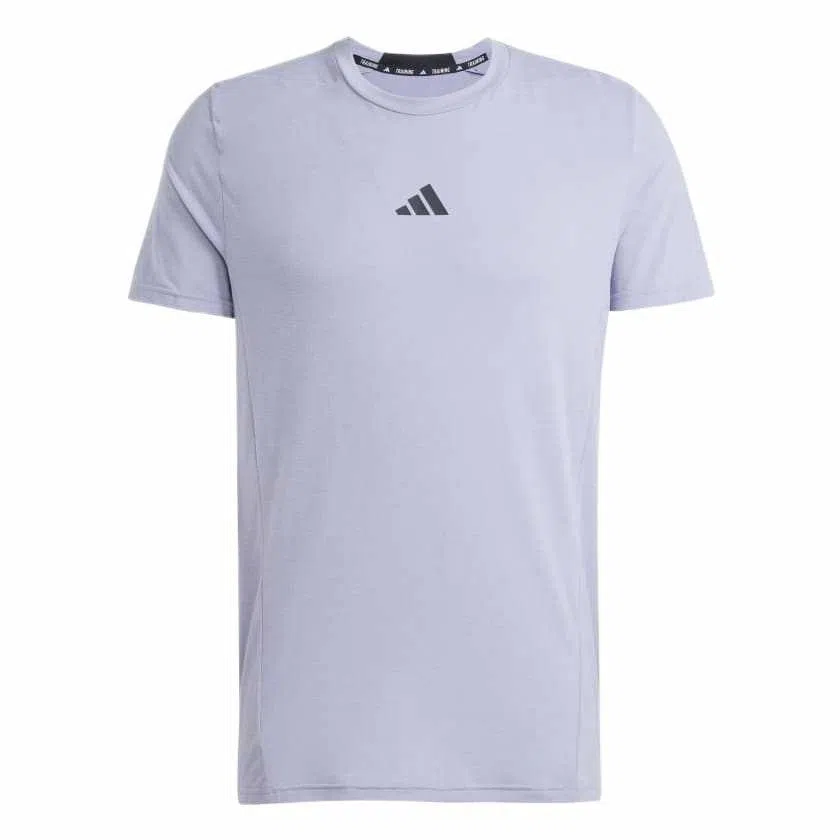 adidas Designed for Training Workout Tee Silver Violet