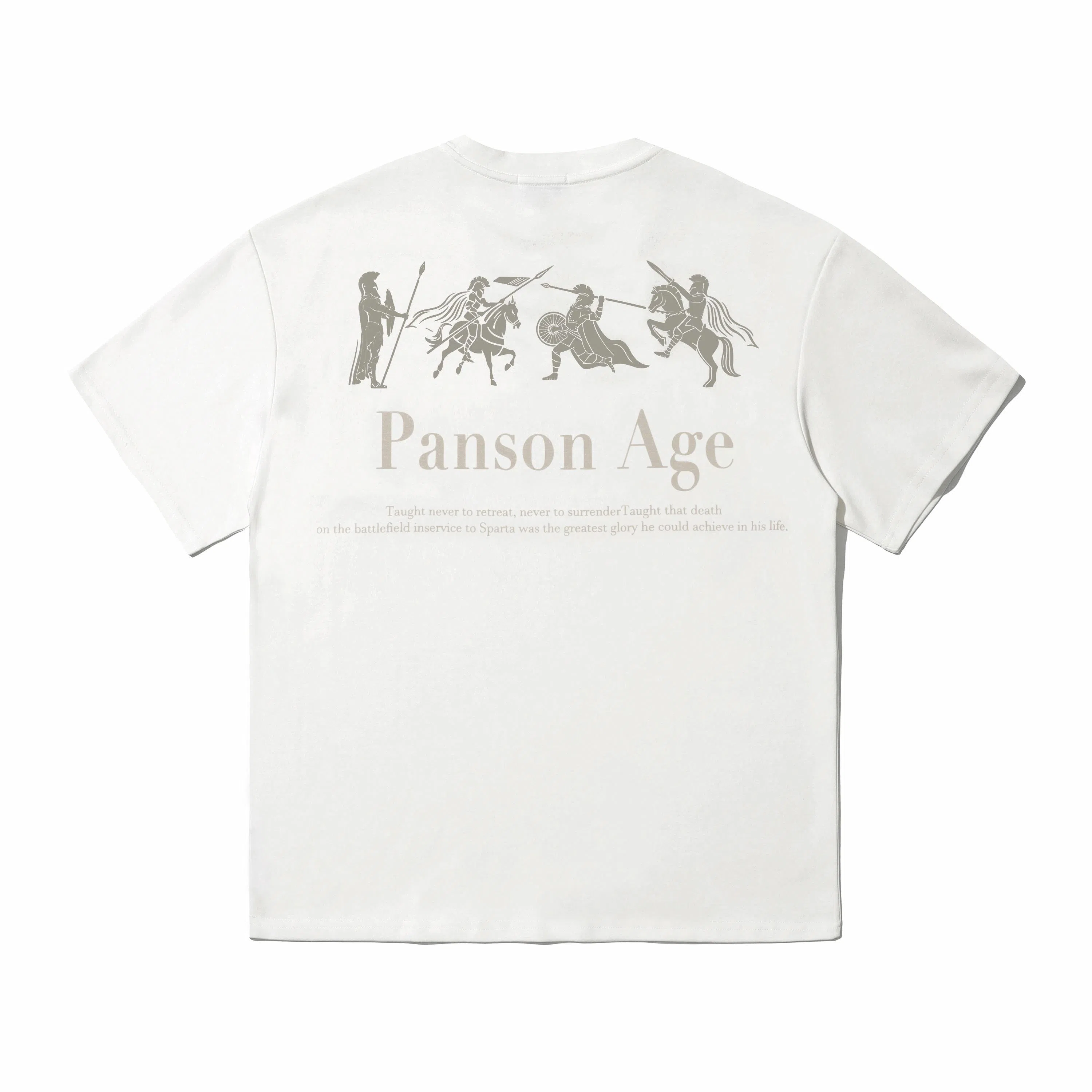 COLDSTONE Sparta Print Crewneck T-Shirt