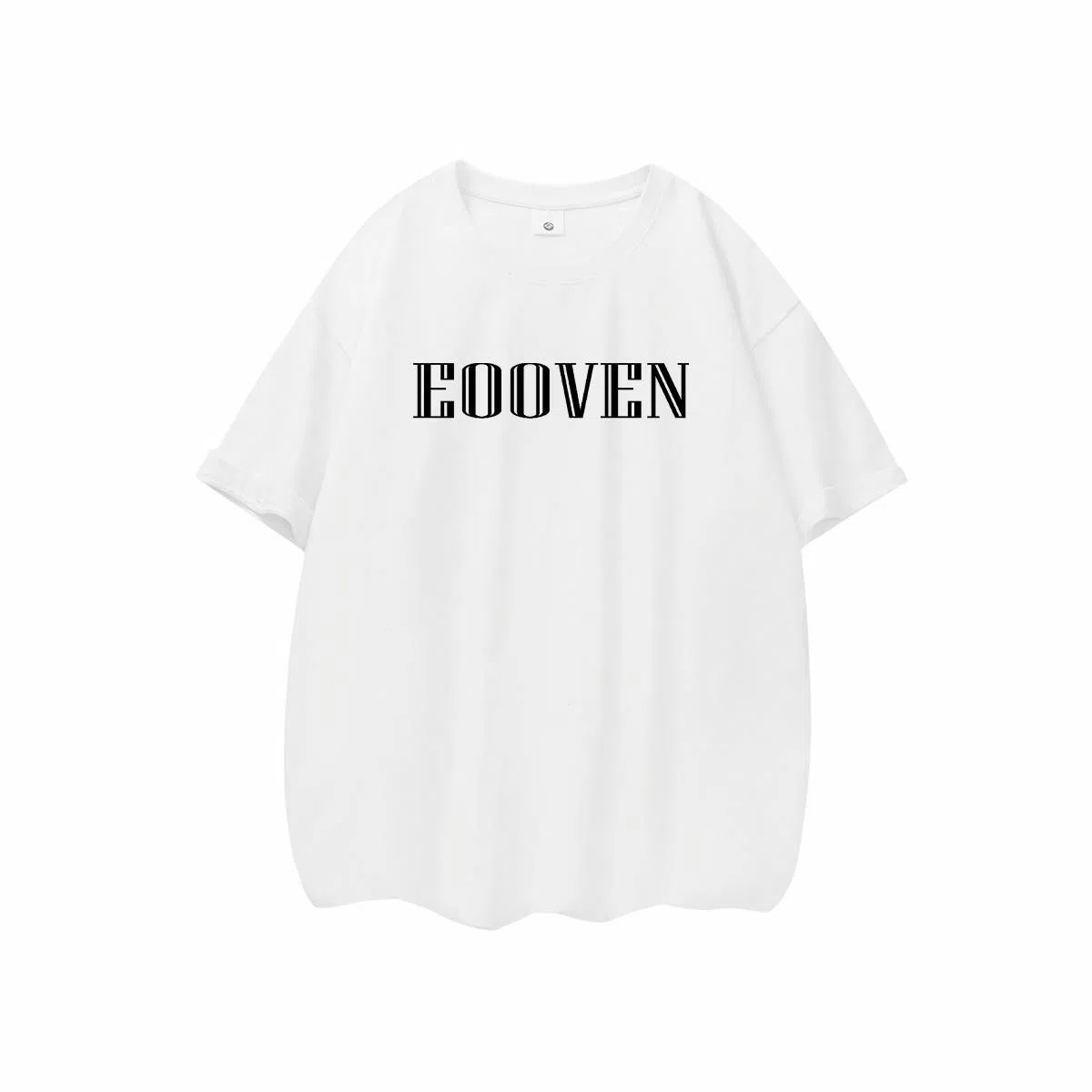 EOOVEN Letter Print T-Shirt