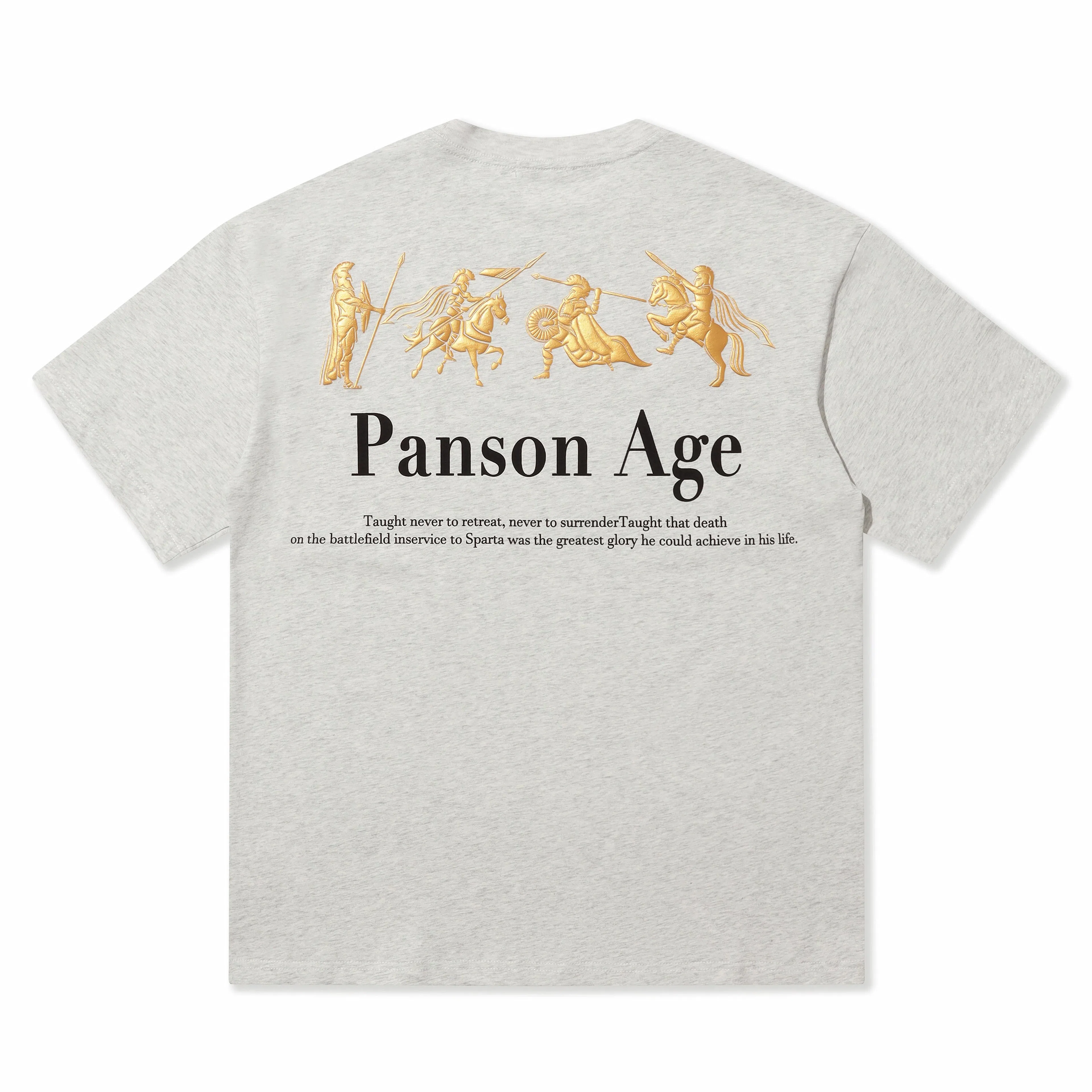 COLDSTONE Sparta Print Crewneck T-Shirt