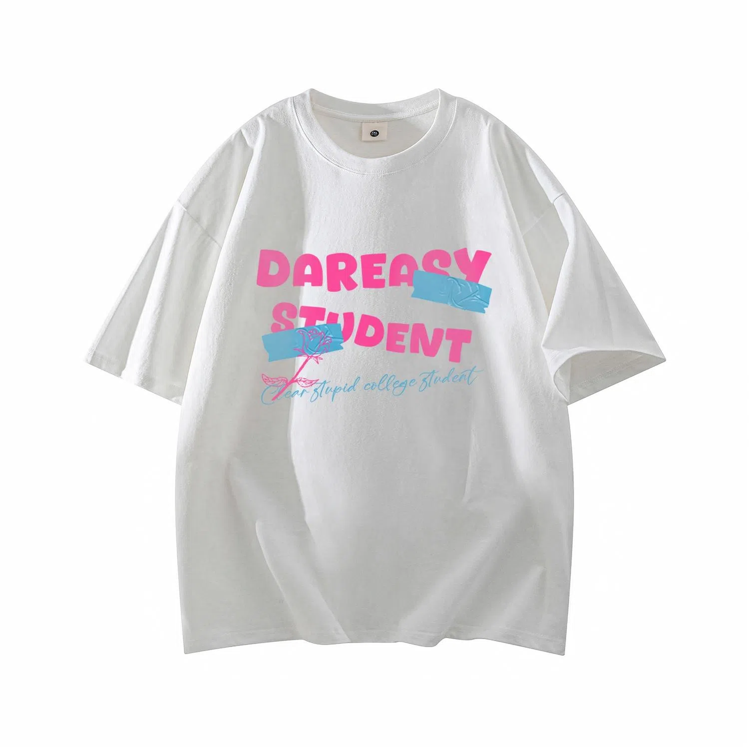 DAREASY Dopamine Tape Logo T-Shirt