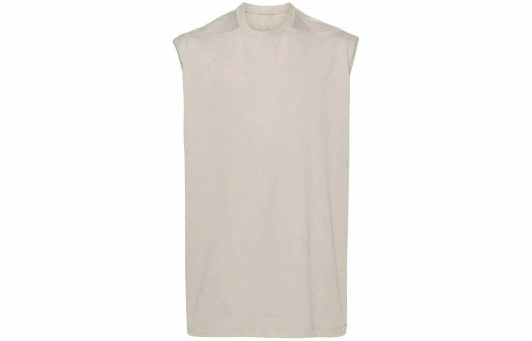 Rick Owens RO SS24 Sleeveless Tee Light Brown