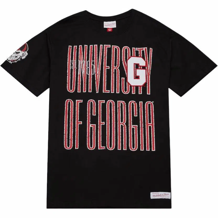 Mitchell & Ness Georgia Bulldogs Team OG Premium Tee Black
