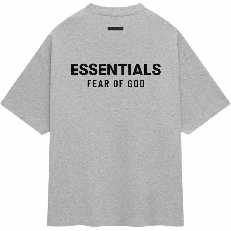 Fear of God Essentials FW24 Holiday Core T-Shirt Light Mist Grey