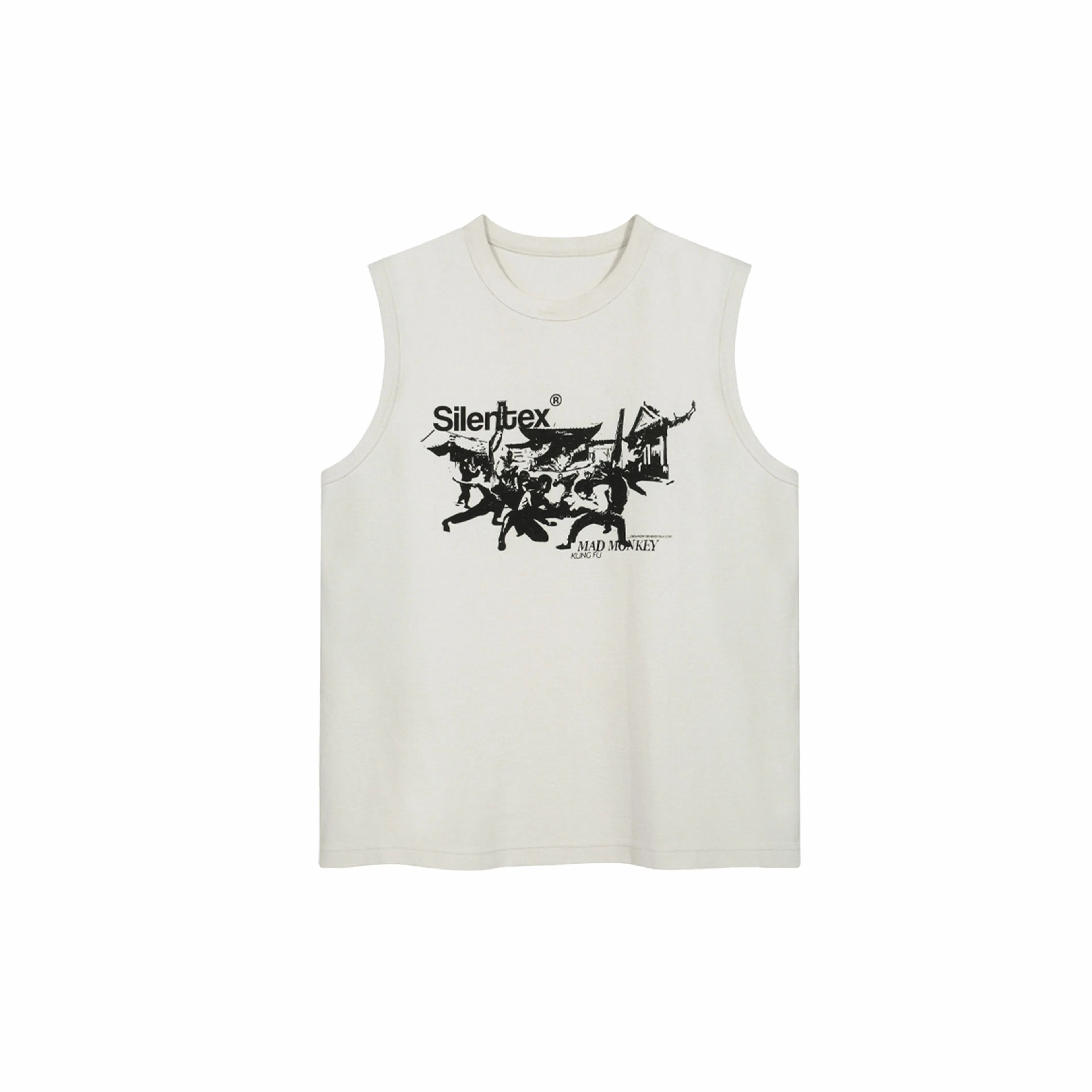 Silentex Fashion Silhouette Sleeveless Tee