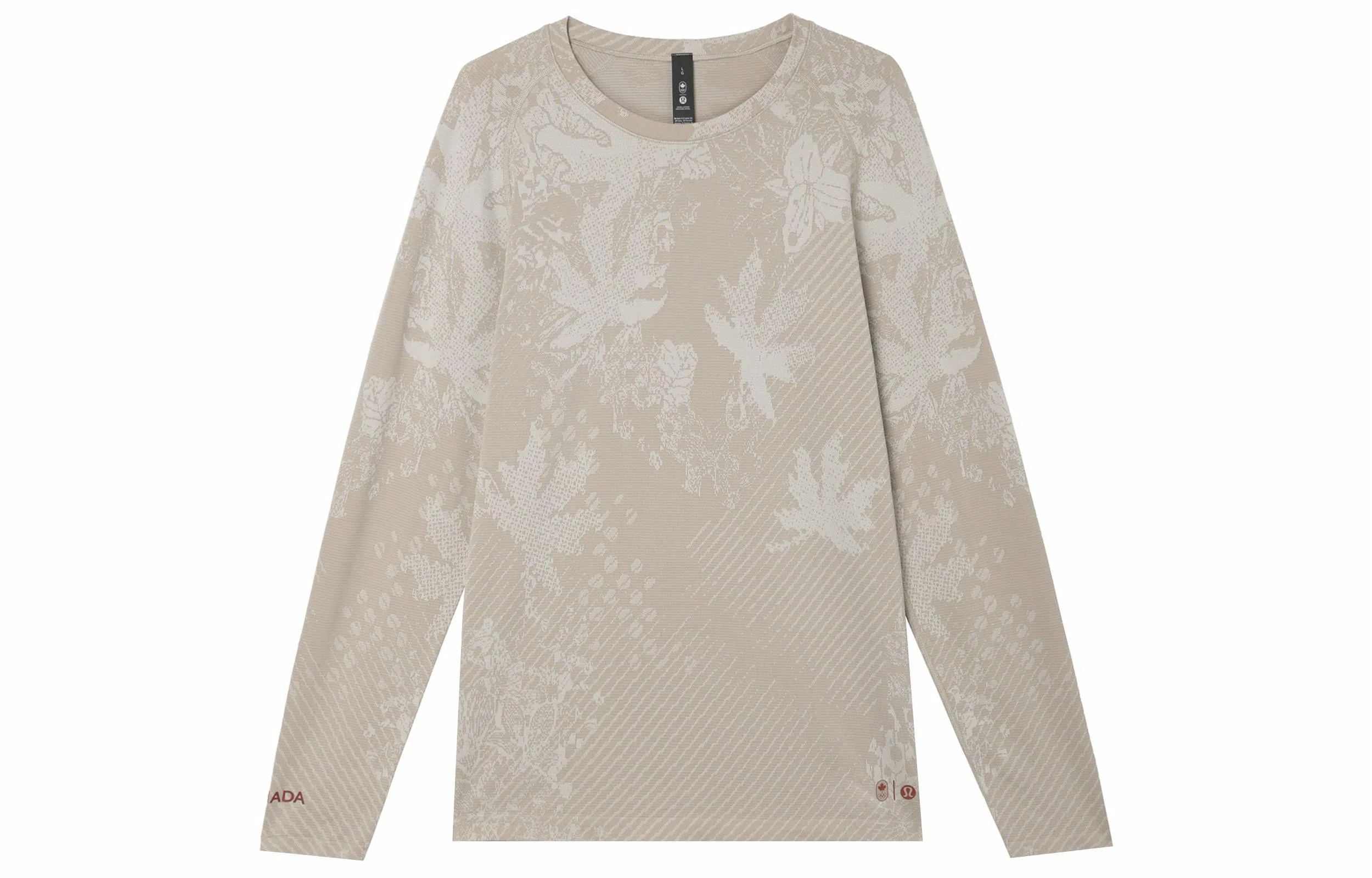 lululemon Metal Vent TechTeam Canada COC Silverescent T